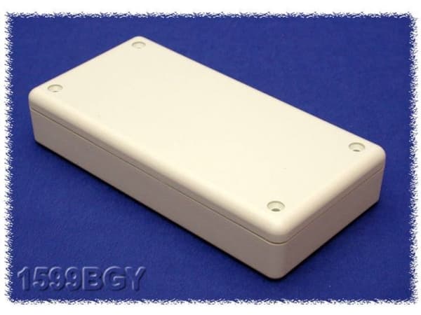 Hammond Electronics 1599BGY Hånd-kaappi 130 x 65 x 25 ABS Grå 1 stk 1 stk
