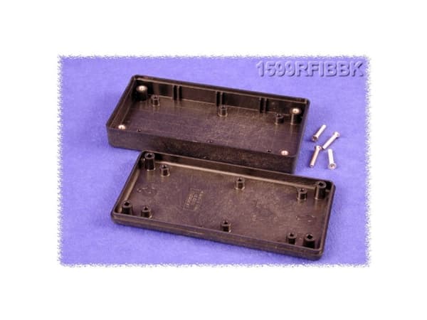 Hammond Electronics 1599RFIBBK Hånd-kabinet 130 x 65 x 25 ABS Sort 1 stk
