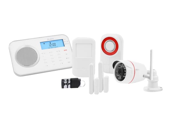 OLYMPIA ProHome 8791 - Hemsäkerhetssystem - trådlös - Cellulär - Wi-Fi - 2.4 Ghz, 868.5 MHz - vit