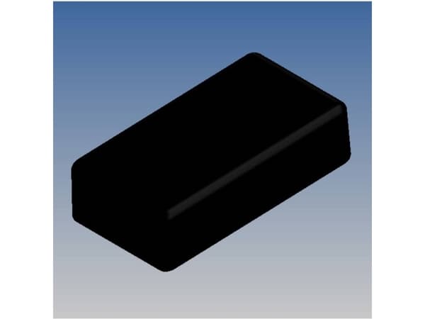 TEKO SR02.9 Universalkabinet 71.5 x 38.3 x 22.9 ABS Sort 1 stk