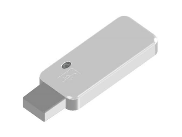 TEKO TEK-USB.30 USB-enhetshölje 58 x 25 x 10,2 ABS, TPU Vit, ljusgrå 1 st