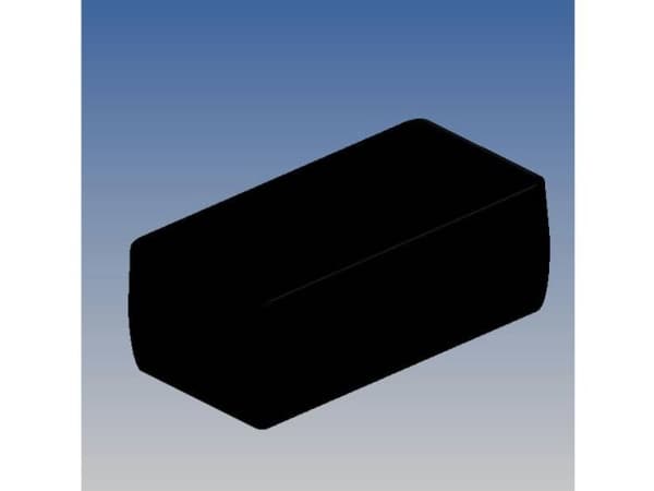 TEKO Universalkabinet 128 x 63.5 x 48 ABS Sort 1 stk