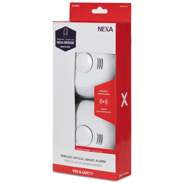 Nexa FS-558 / RF Wire smoke alarm 2-pack