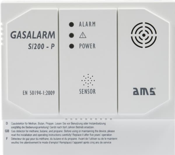 GASDETEKTOR/ALARM 230VAC FRISTÅENDE
