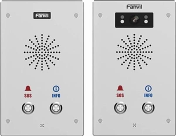 Fanvil I16S, Koblet med ledninger (ikke trådløs), IP65, -30 - 60 °C, RJ-45, Rustfritt stål, Vegg