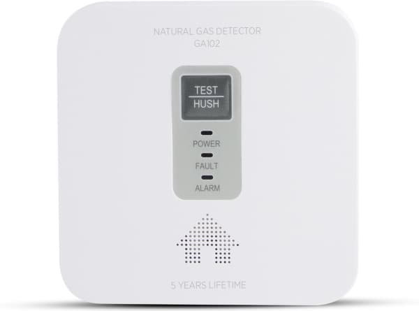 Housegard GA102, LPG, Natur Gass, Propan, Hjem, Kontor, 6 m, 85 dB, Hvit, Vegg