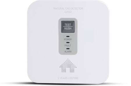 Housegard GA102, LPG, Natur Gass, Propan, Hjem, Kontor, 6 m, 85 dB, Hvit, Vegg
