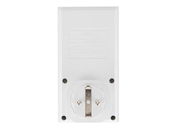 Byron DB432E, Hvit, Trådløs, 50 m, AC, Batteri