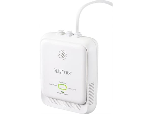 Sygonix SY-4966372 nettdrevet gassdetektor detekterer metan (SY-4966372)