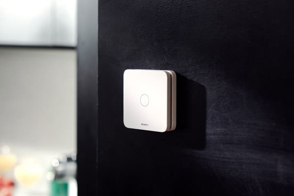 Netatmo CO Detector, Hiilimonoksidimittari, Valkoinen, Pintakiinnitys, Muovi, Saksa, Hollanti, Englanti, Espanja, Ranska, Italia, Homekit