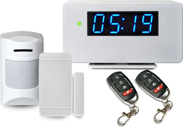 SimPal G212-V2 GSM alarm device and table clock