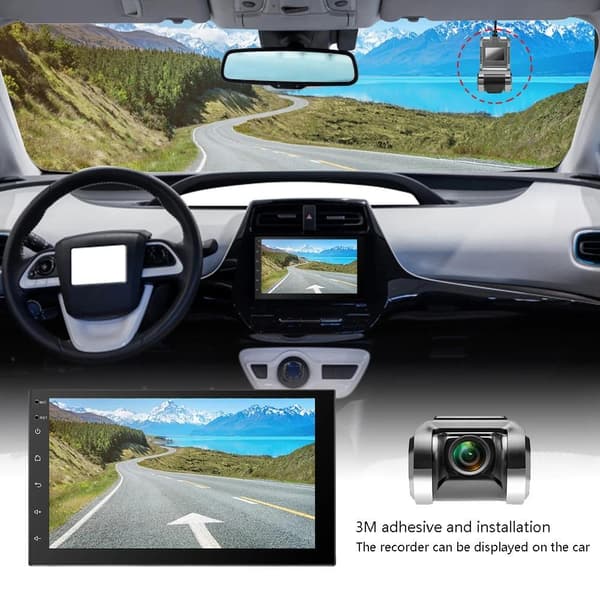 720P HD körinspelare, 170° vidvinkelobjektiv, G-sensor, HDR WDR, ADAS, 16G-kort