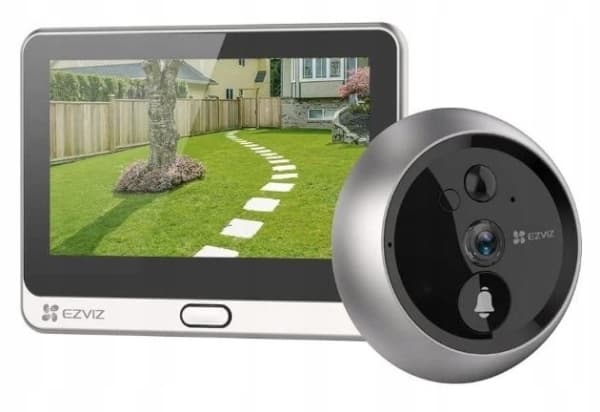 LANGATON WLAN-OVIKELLO ETSIMELLÄ EZVIZ DP2 CS-DP2-A0-6E2WPFBS