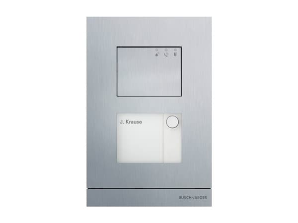 Busch-Jaeger 2TMA200010A0001, Koblet med ledninger (ikke trådløs), Sølv, Aluminium, Vegg, 135 mm, 29 mm