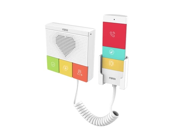 Fanvil Y501-Y, Koblet med ledninger (ikke trådløs), 433 MHz, Hvit, Vegg, 1,42 W, 87,6 mm