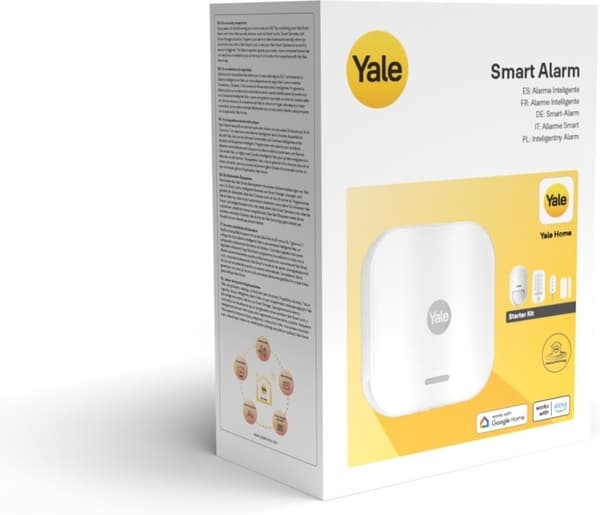 Yale Smart Alarm Starter Kit -hälytysjärjestelmä, aloituspaketti