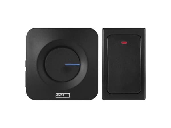 Emos P5729B, Musta, 90 dB, Koti, IP44, 6 kpl, Langaton