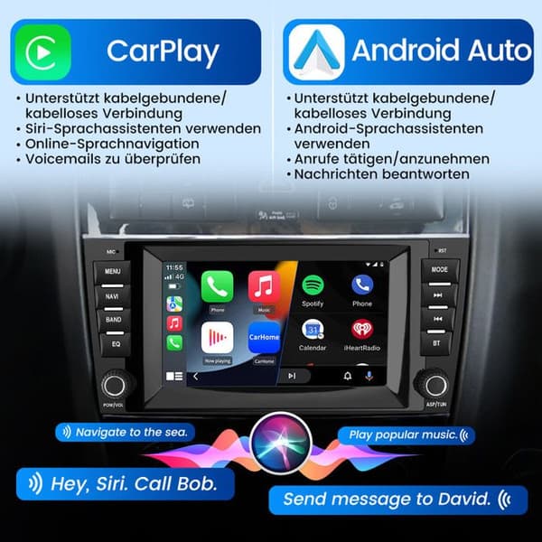 AWESAFE 7'' 4G Android 13 4GB+64GB bilradio för Mercedes-Benz C-Klass CLC-Klass W203 (2008-2010) CLK-Klass W209 (2005-2011)