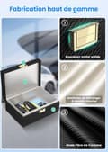 Miniatyrbild 3 av 6: Anti RFID bilnyckelbox set med RFID-fodral, RFID-signalblockeringsfodral Säkerhetsskydd Fjärrkontroll för bilnyckel