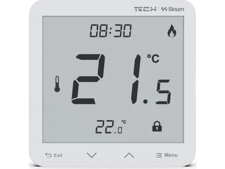 TECH Controls langallinen huoneohjain sinum valkoinen R-S3 Tech Controls Tech Controls