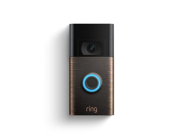 Ring Battery Video Doorbell - VB - EU, Bronze, Home, 2-way, 1920 x 1080 pixels, 155°, 1080p