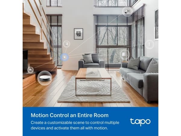 TP-Link TAPO T30 KIT, Liiketunnistin, Langaton, Wi-Fi, 868 MHz, 120°, 7 m