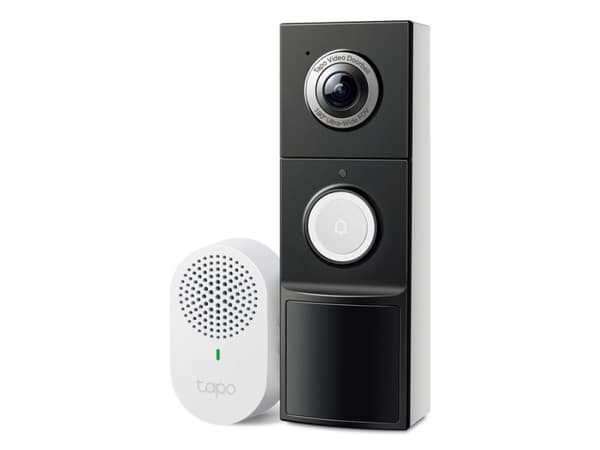 TP-Link Tapo Smart Battery Video Doorbell, Black, White, IP66, 130°, IR, Wall, CE, RoHS, RCM,R-NZ,FCC, EAC, Triman, UKCA