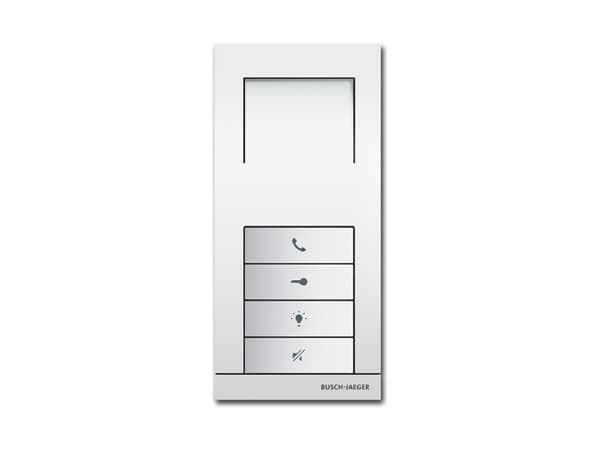 Busch-Jaeger 2CKA008300A0326, Koblet med ledninger (ikke trådløs), 1 moduler, CE, Hvit, Vegg, 81 mm