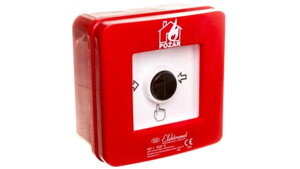 Manuel brandalarm NC-NO IP65 WP-1 ROP B 921406