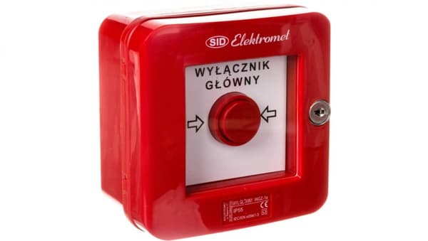 Utanpåliggande automatisk larmbrytare med lås WGZ-1s IP-55 921490