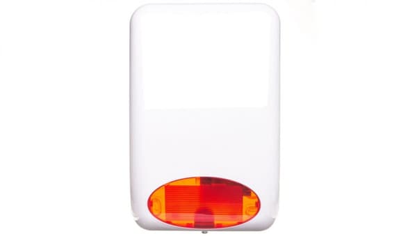 Optisk og akustisk udendørs signalanordning med rødt LED-lys SPL-5010 R