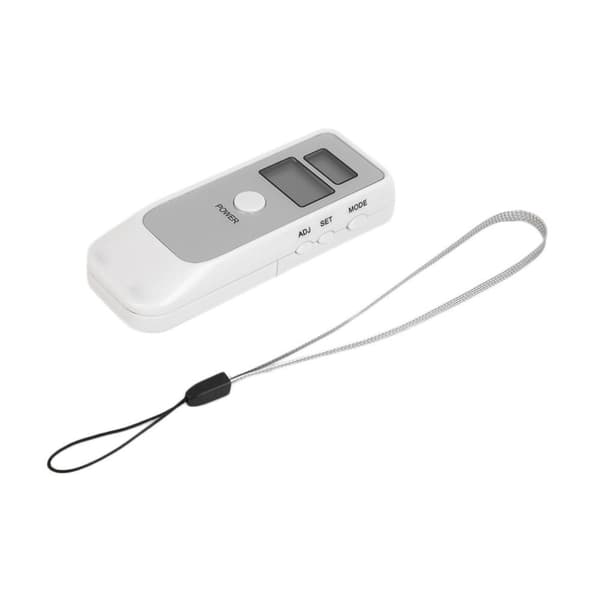 Digitalt Alkometer med et LCD Ur