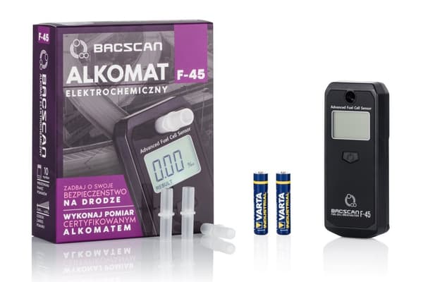 BACscan F-45 alkoholtestare 0 - 4% Svart