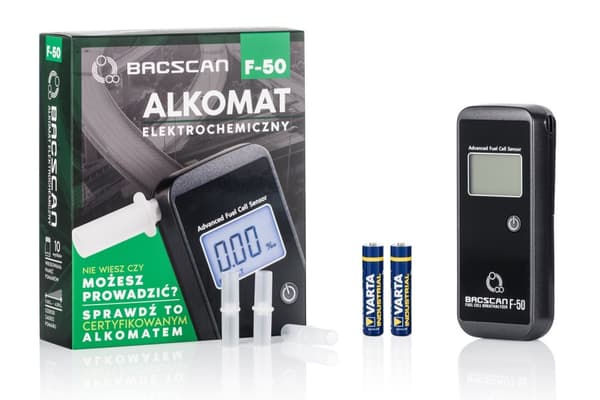 BACscan F-50 alkoholtester 0 - 4% Sort