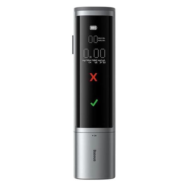 Alcootest med skärm, 470 mAh, Typ-C - Baseus SafeJourney Pro Series (CRCX060014) - Svart