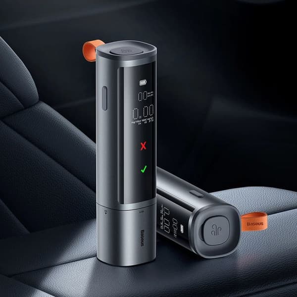 Alcootest med skärm, 470 mAh, Typ-C - Baseus SafeJourney Pro Series (CRCX060014) - Svart
