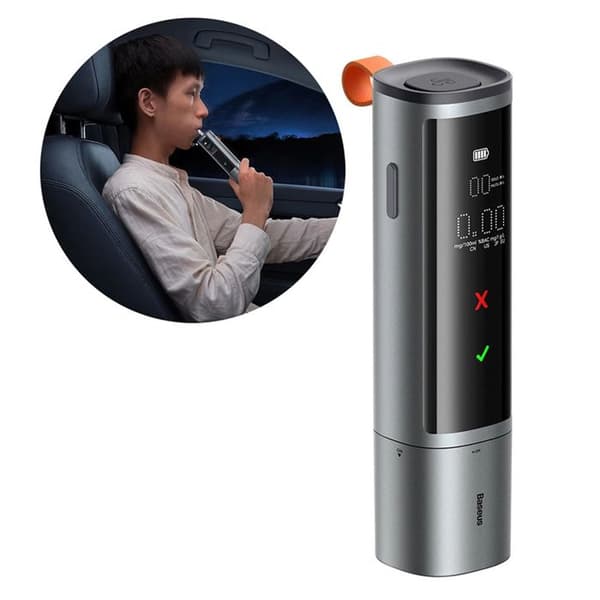 Alcootest med skärm, 470 mAh, Typ-C - Baseus SafeJourney Pro Series (CRCX060014) - Svart
