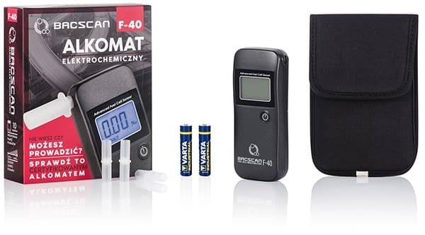 BACscan F-40 alkoholtestare 0 - 4% Grå
