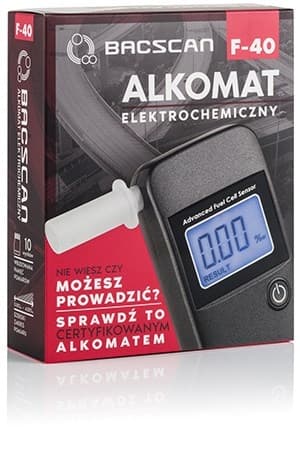 BACscan F-40 alkoholtestare 0 - 4% Grå