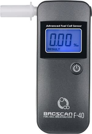 BACscan F-40 alkoholtester 0 - 4% Grå