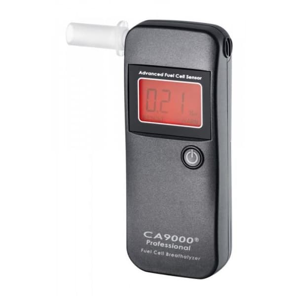 BACscan Professional Breathalyzer CA9000 Digital Elektrokemisk Promillet Tester med upplyst LCD-skärm -