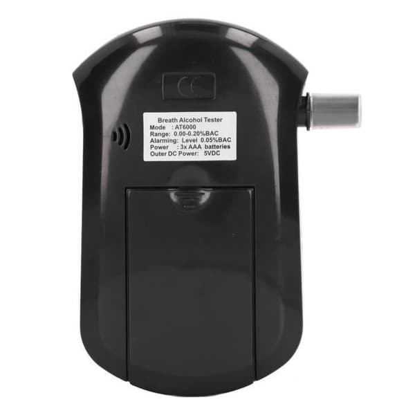 Mxzzand Portable Alcohol Breathalyzer Tester, High Precision LCD-skärm, automatisk avstängning, hushållsapparat