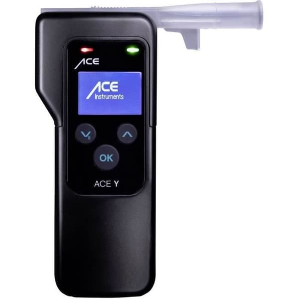 ACE Y Breathalyzer svart 0 till 5 ‰ med display