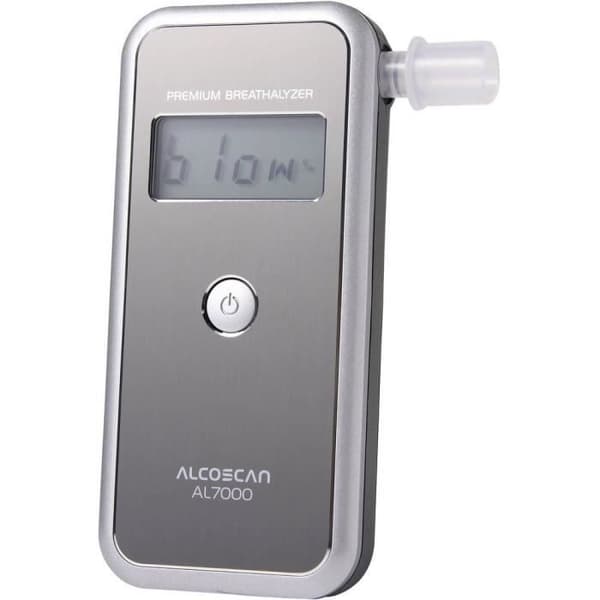 ACE 107045 alkomätare silver med utbytbar sensor, med display | ANDNINGSTESTER