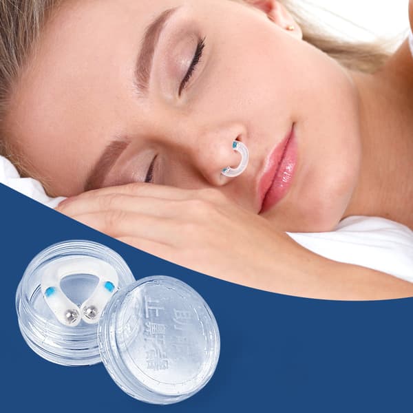 INF Effektiv Silikon Magnetisk Anti Snarknings Näsclips (2-pack)