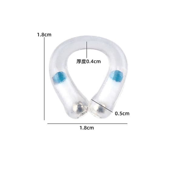 INF Effektiv Silikon Magnetisk Anti Snarknings Näsclips (2-pack)