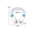 Miniatyrbild 3 av 7: INF Anti Snarkningsanordning Silikon Magnetisk Näsclips - 4-pack