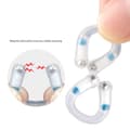 Miniatyrbild 6 av 7: INF Anti Snarkningsanordning Silikon Magnetisk Näsclips - 4-pack