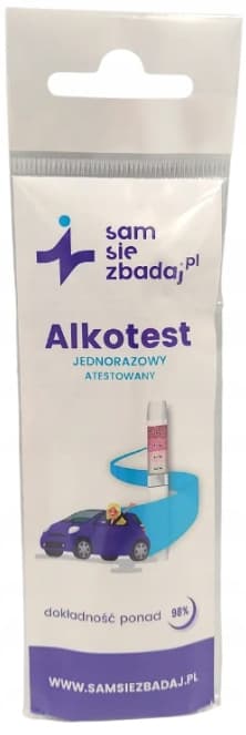 ALKO TEST engangsalkometer ALCO2GO 1 stk.
