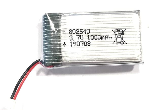 4 stycken 3.7V, 802540 3.7V 1000mAh med skydd för WiFi Kit ESP32 för Arduino Nodemcu - Tillbehör till Fjärrstyrda Leksaker litiumbatteri